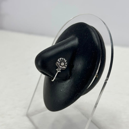 Elegant Gold-Plated Nose Pin for Women | Lightweight & Stylish