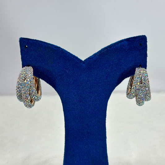 Luxury Crystal Shell Stud Earrings for Women | Premium Statement Party Earrings