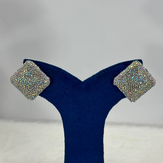 Luxury Crystal Shell Stud Earrings for Women | Premium Statement Party Earrings